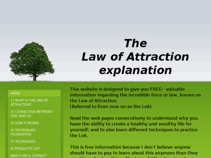 www.thelawofattractionexplanation.com