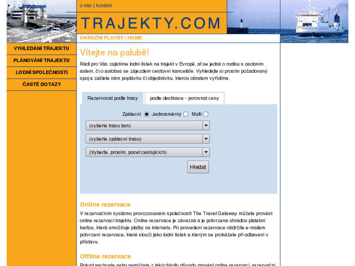 www.trajekty.com