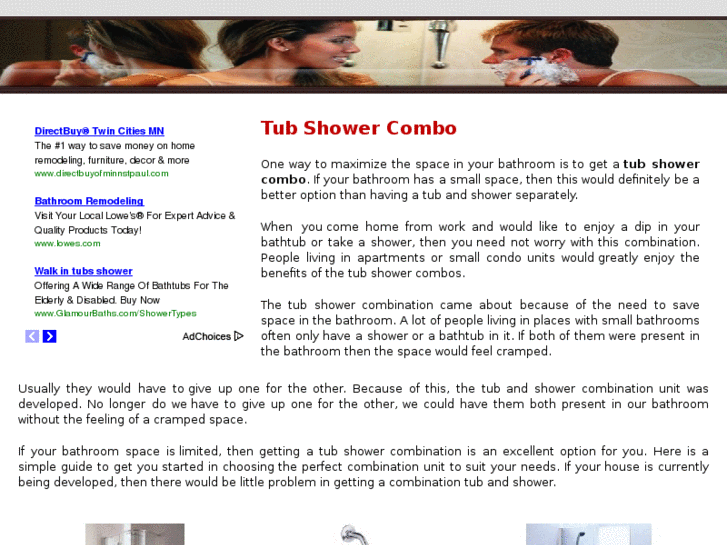www.tubshowercombo.com