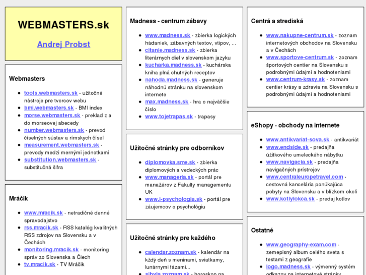 www.webmasters.sk