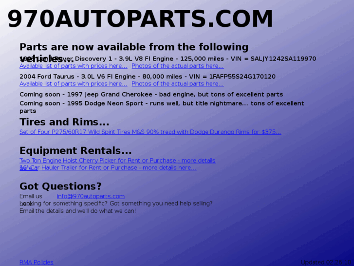 www.970autoparts.com