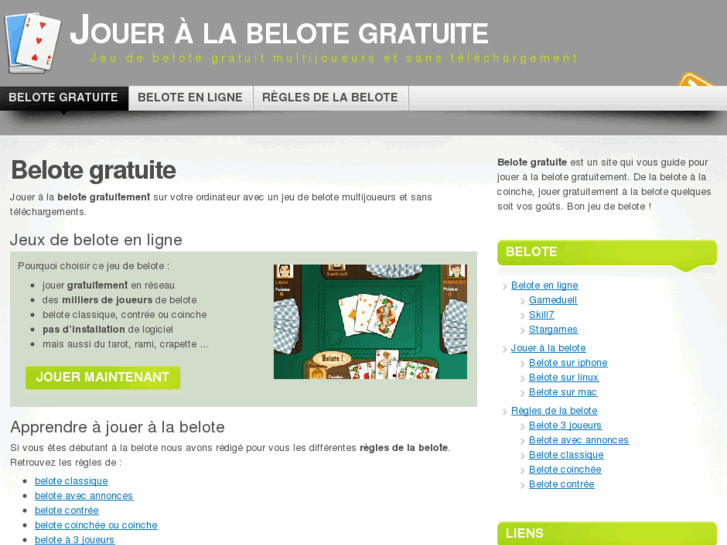 www.belote-gratuite.net