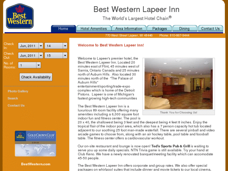 www.bestwesternlapeerinn.com