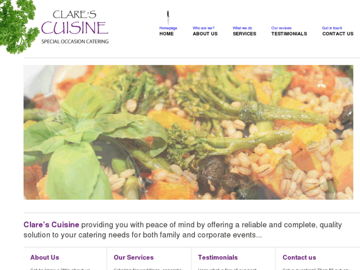 www.clarescuisine.co.uk