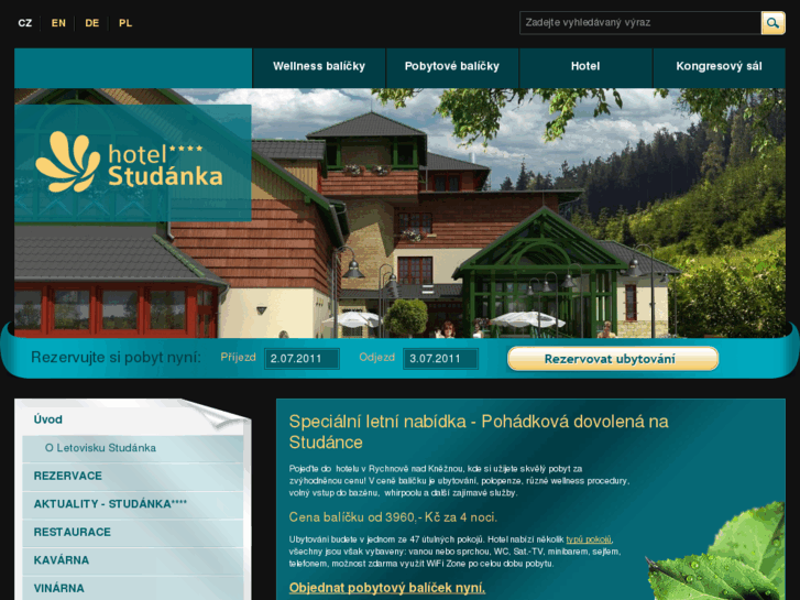 www.hotelstudanka.cz