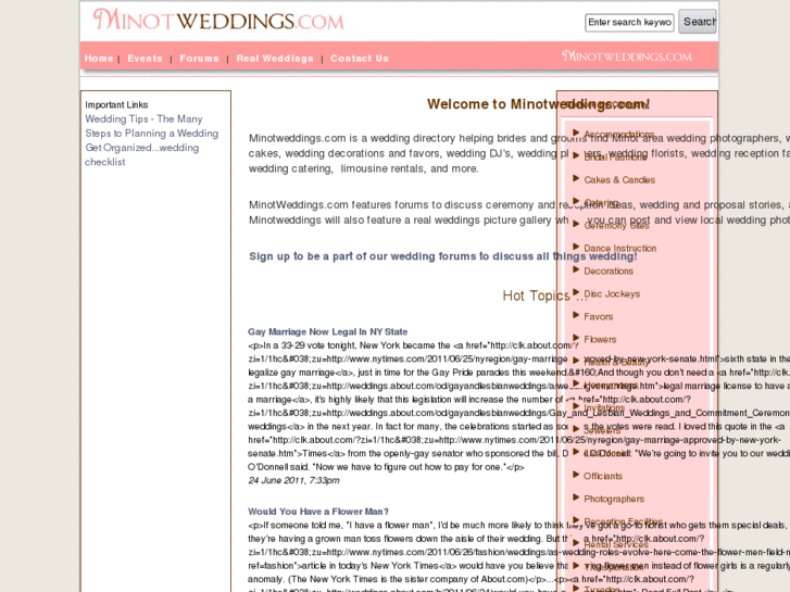 www.minotweddings.com
