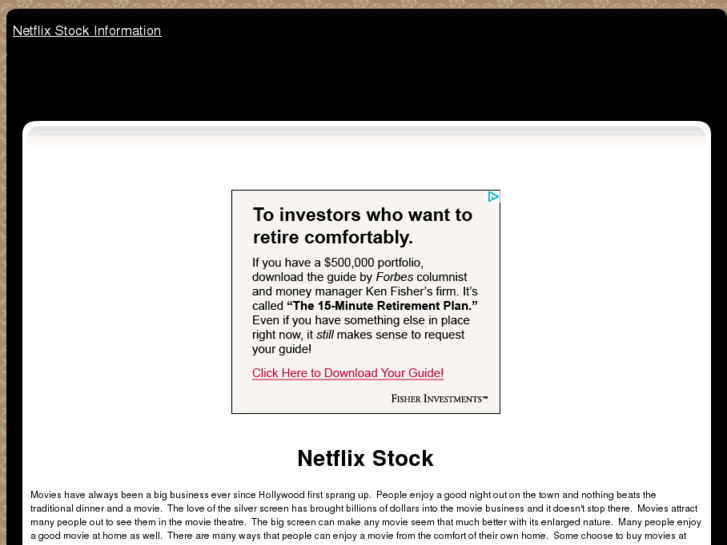 www.netflixstock.com