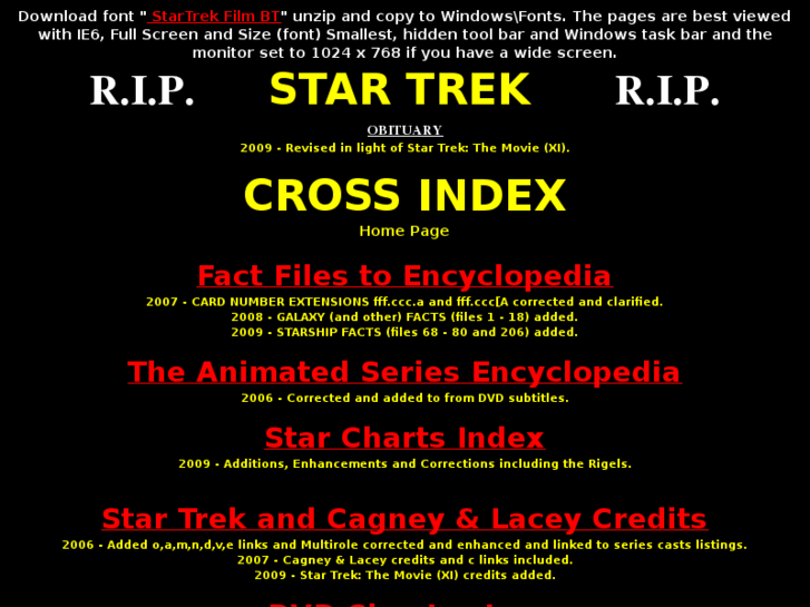 www.startrekcrossindex.com