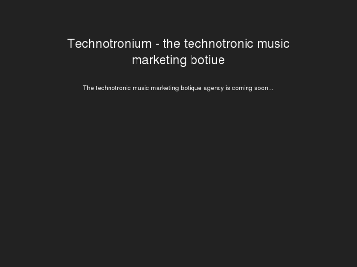 www.technotronium.com