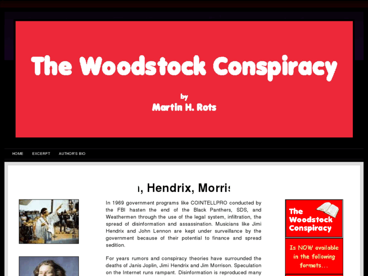 www.thewoodstockconspiracy.com