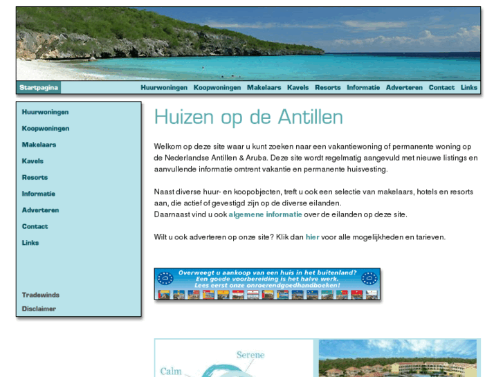 www.vakantiewoningenopdeantillen.nl