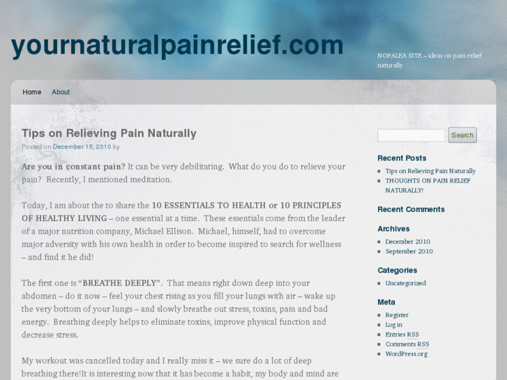 www.yournaturalpainrelief.com