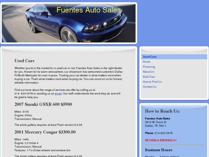 www.fuentesautosales.com