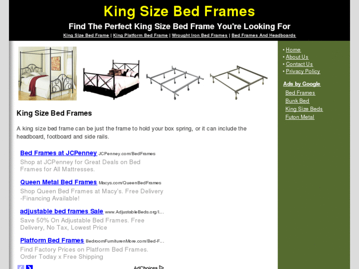 www.kingsizebedframes.org