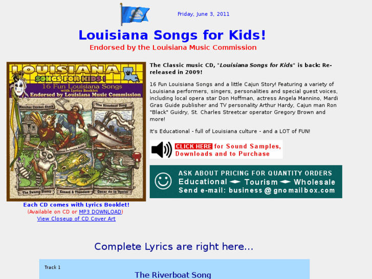 www.louisianasongs.com