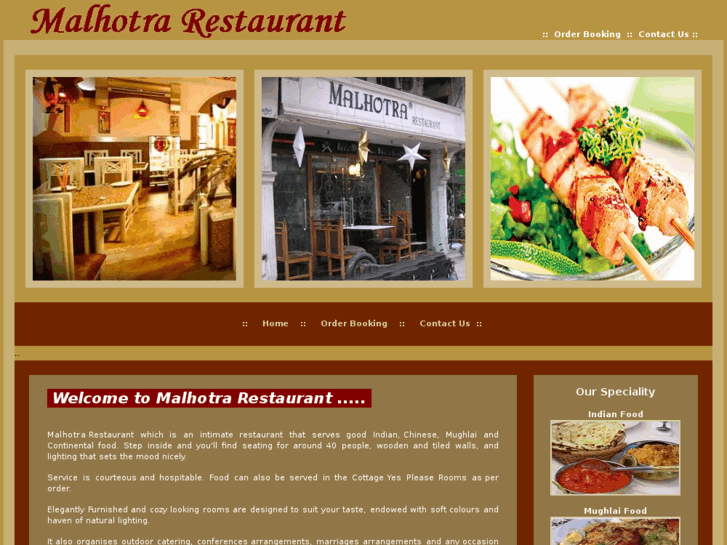 www.malhotrarestaurant.com