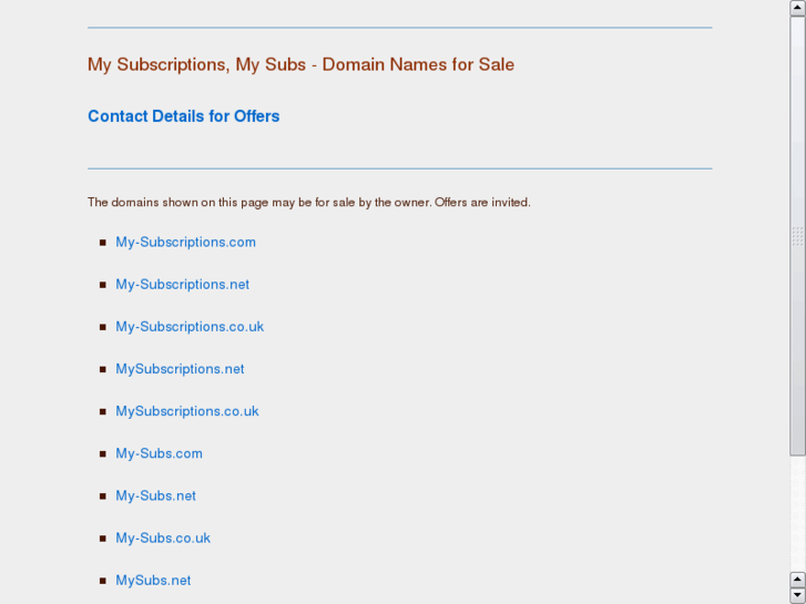 www.mysubs.net