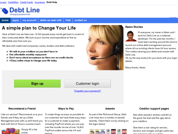 www.debt-line.org.uk