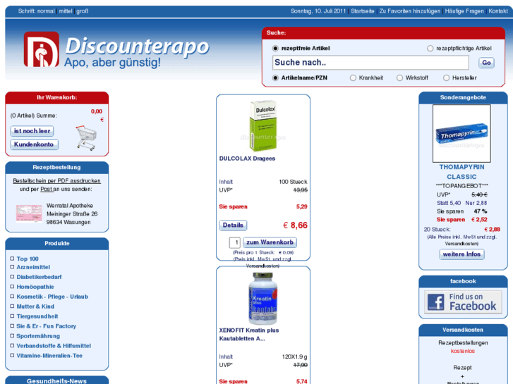 www.discounter-apotheke.com