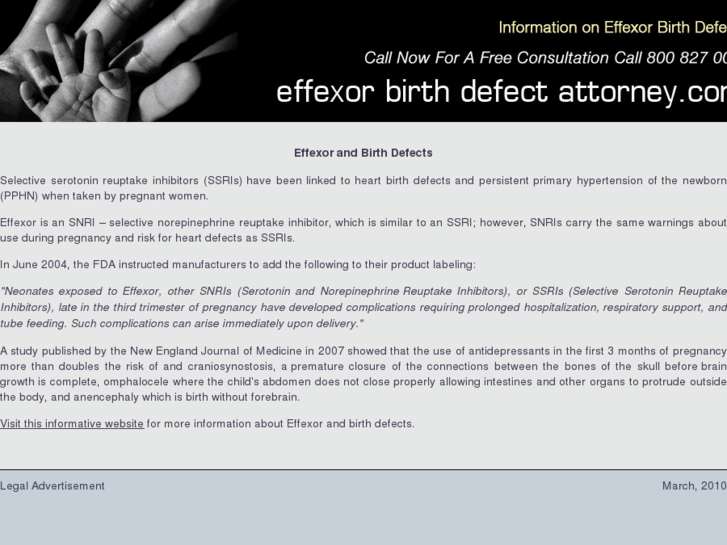 www.effexorbirthdefectattorney.com