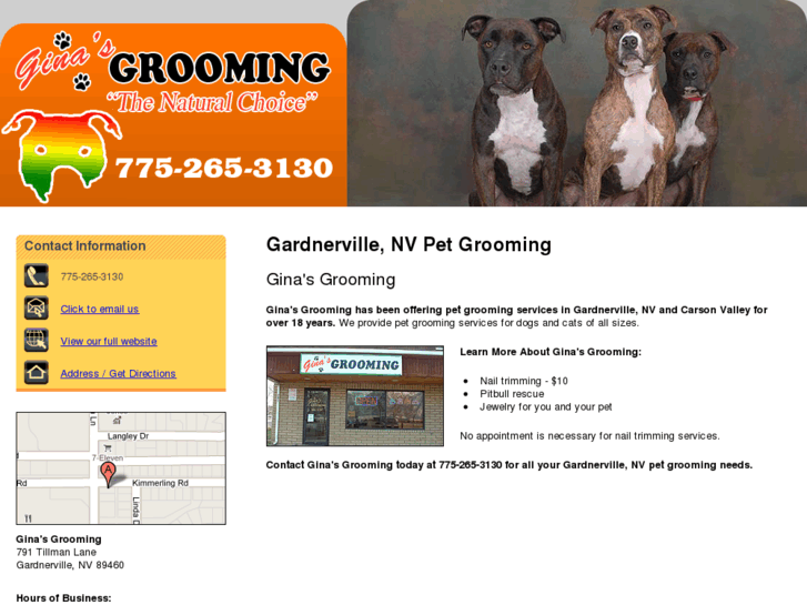 www.ginasgroomingandpitbulldecals.com