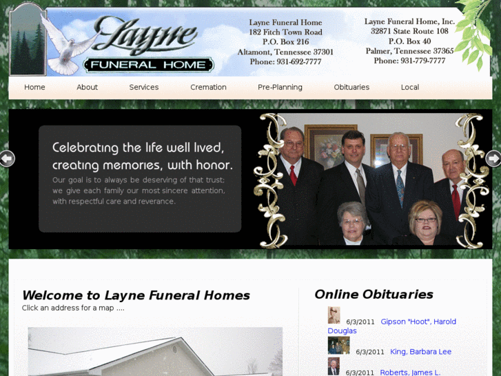 www.laynefuneralhome.com