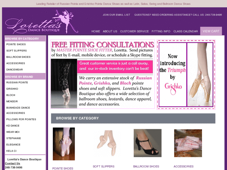 www.lorettasdanceboutique.com