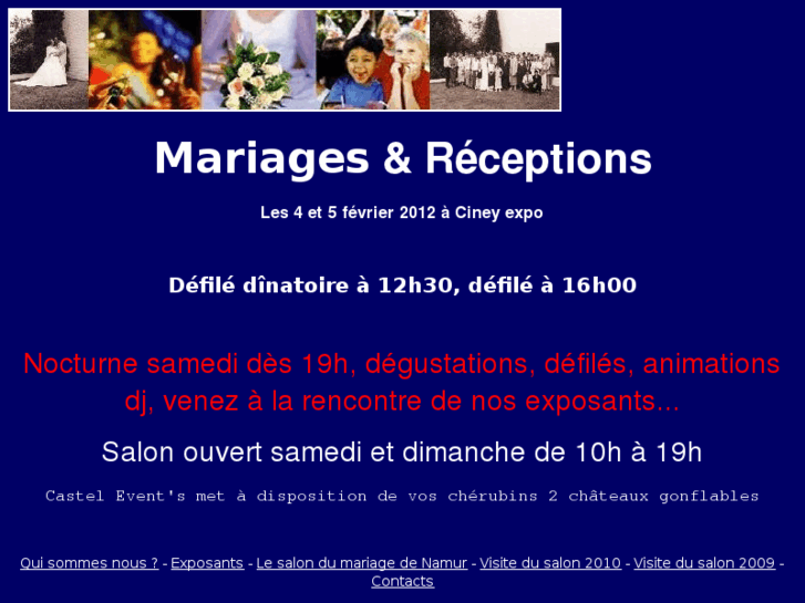 www.mariagesetreceptions.be