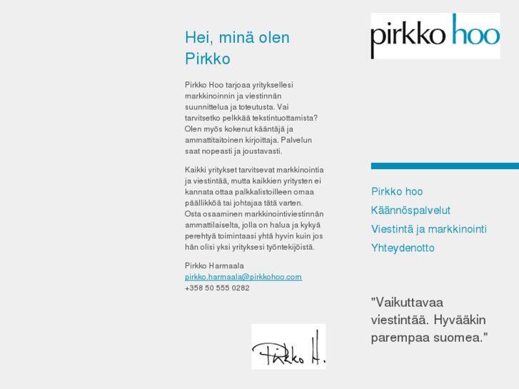 www.pirkkohoo.com