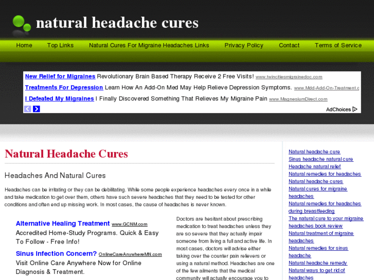 www.stressheadachecure.com