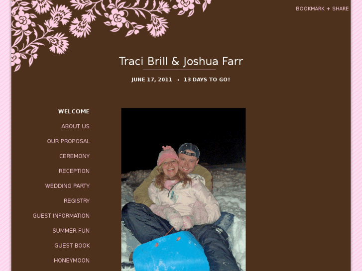 www.traciandjoshua.com