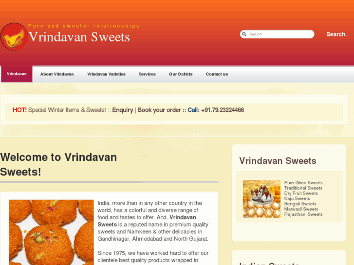 www.vrindavansweets.com