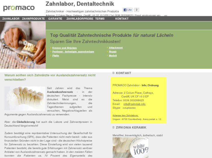 www.zahnlab.info