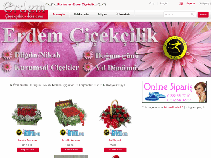 www.adanaerdemcicekcilik.com