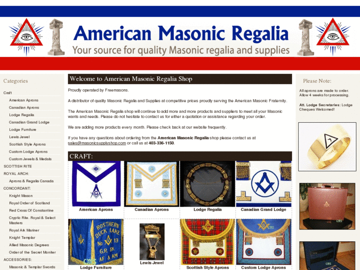 www.americanmasonicregalia.com