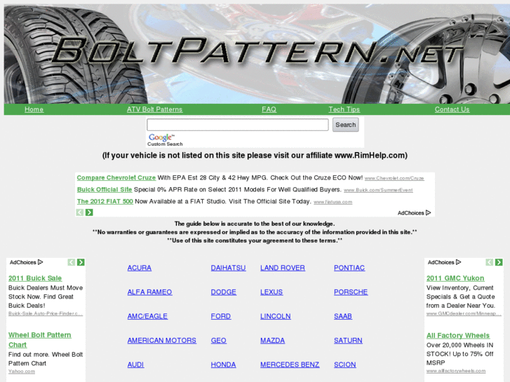www.boltpattern.net