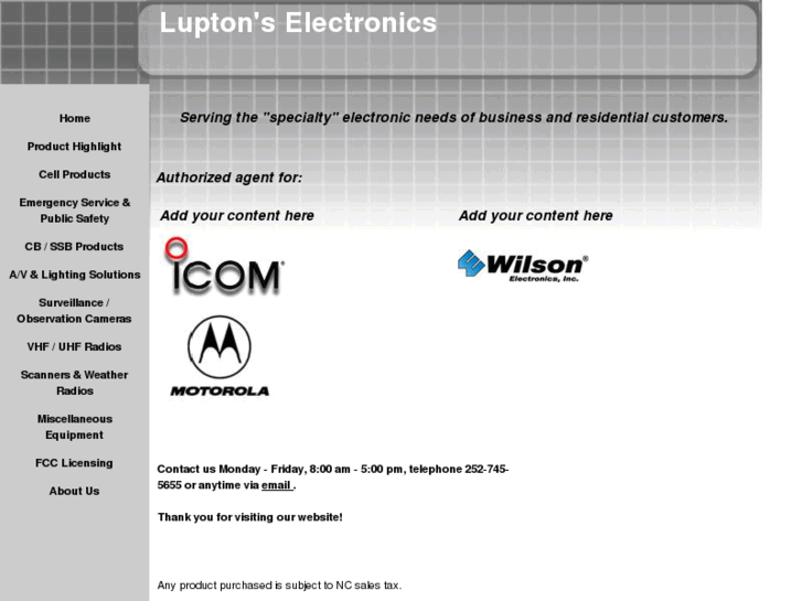 www.luptonselectronics.com