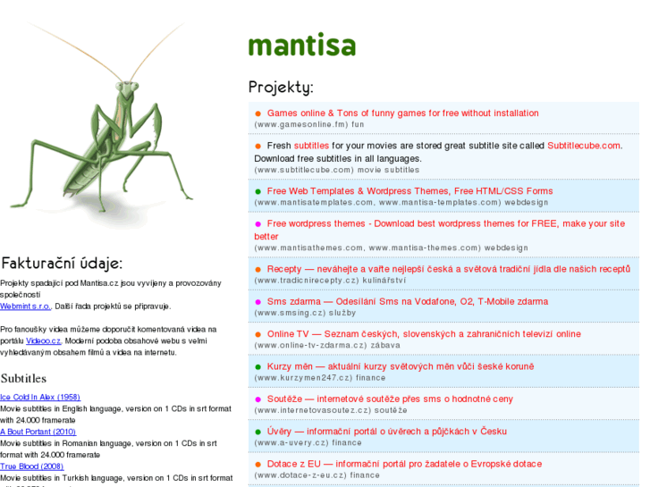 www.mantisa.cz