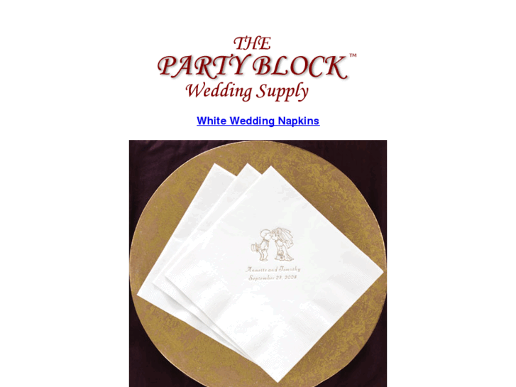 www.whiteweddingnapkins.com