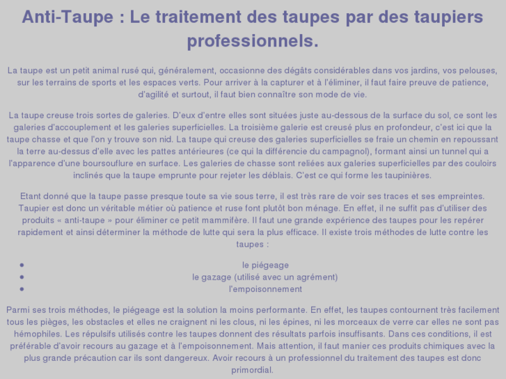 www.anti-taupe.com