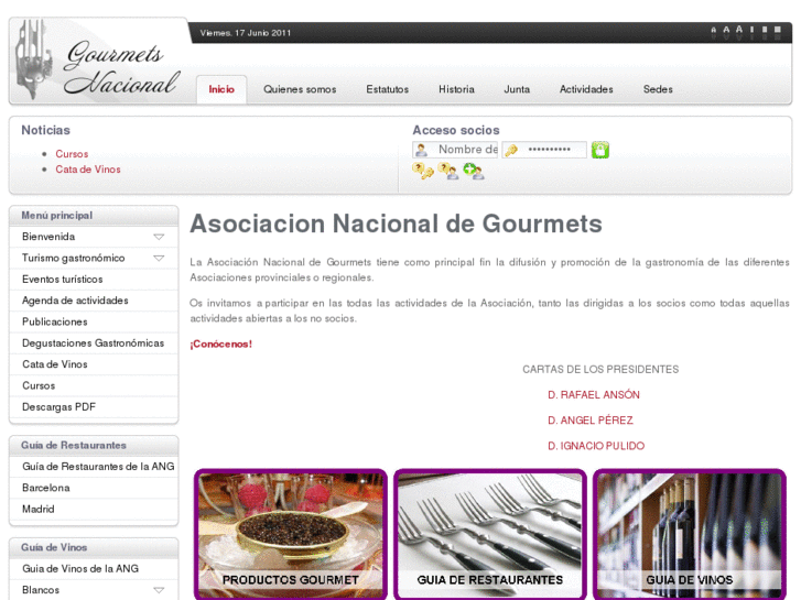 www.asociacionnacionaldegourmets.es