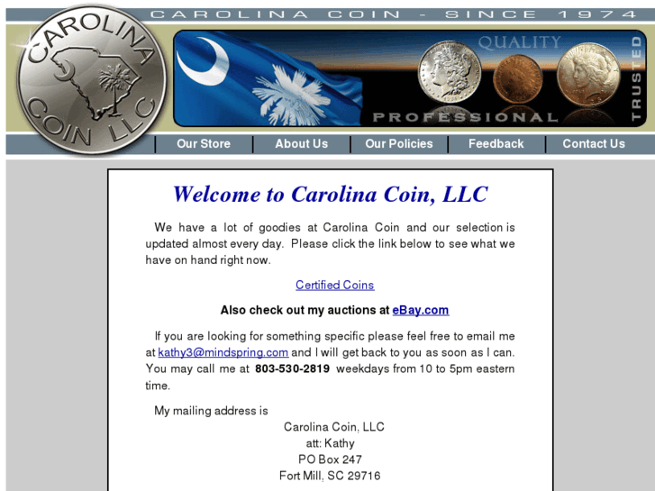 www.carolinacoin.com