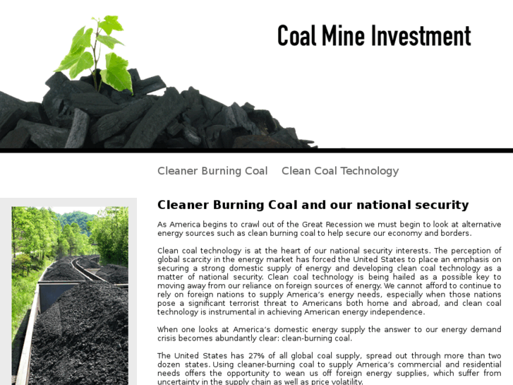 www.coalmineinvestment.com