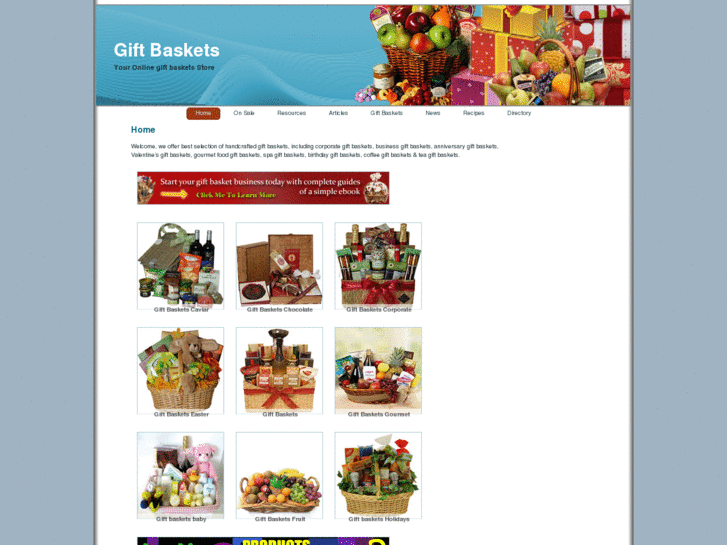 www.gourmetgiftbasketsonline.com