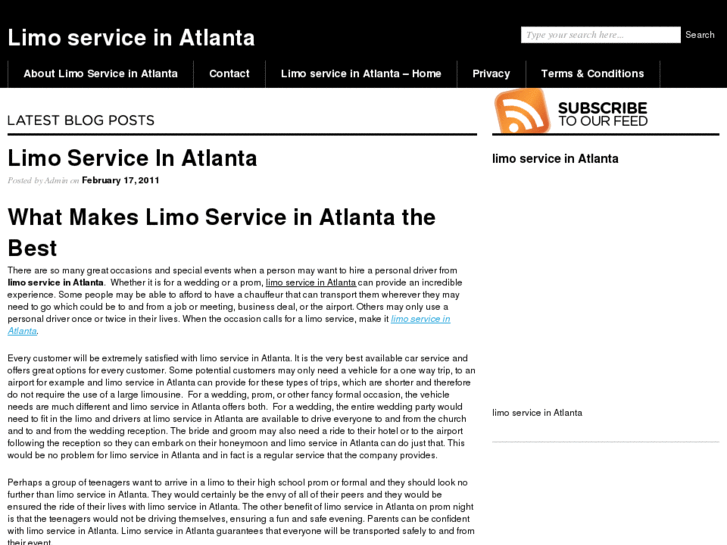 www.limoserviceinatlanta.com