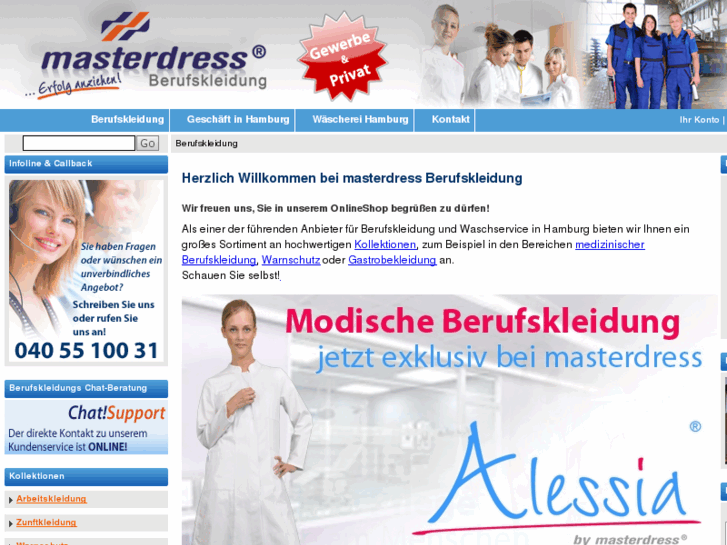 www.masterdress-berufskleidung.de