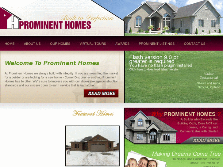 www.prominenthomesontario.com