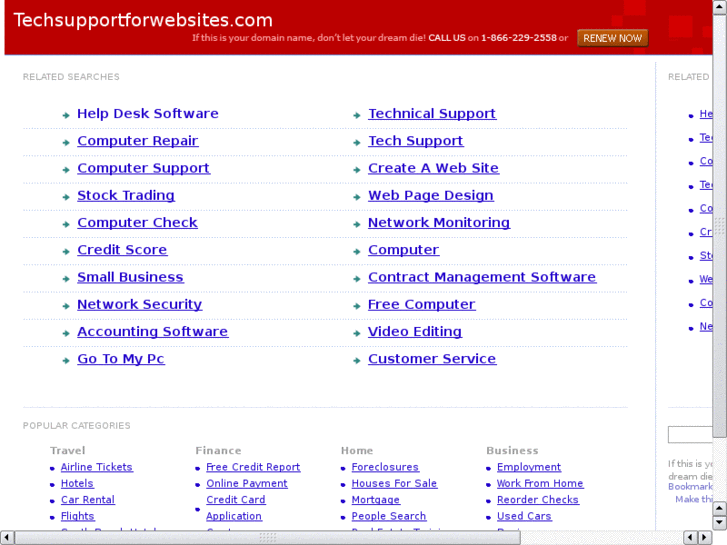 www.techsupportforwebsites.com