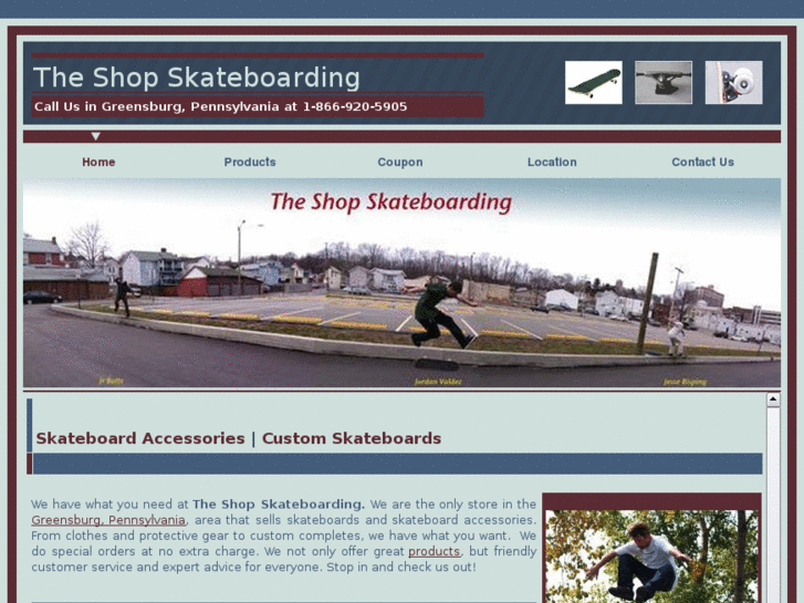 www.theshopskateboarding.com