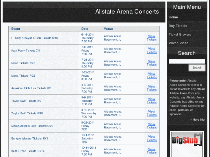 www.allstatearenaconcerts.com